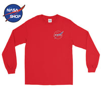 NASA - T Shirt à manches longues rouge ∣ NASA SHOP FRANCE®