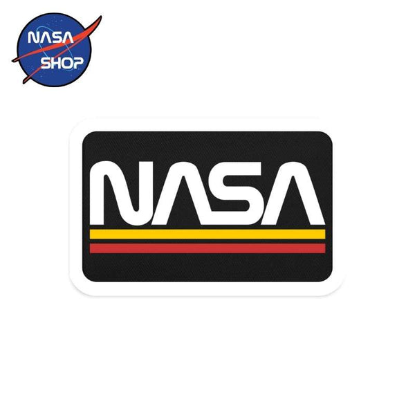 Patch NASA Worm - Brodé avec fond noir ∣ Nasa Shop France