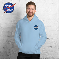 Sweat à capuche NASA Bleu Officiel ∣ NASA SHOP FRANCE®