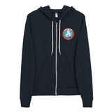 Hoodie zippé NASA bleu marine