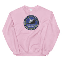 Sweat NASA rose clair, vue de face