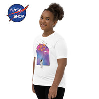 T-shirt NASA blanc pour adolescent