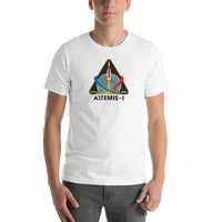 T-shirt NASA Artemis blanc, vue de face