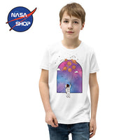 T-shirt NASA blanc pour enfant