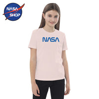 T Shirt NASA Fille Rose