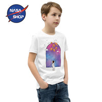 T-shirt NASA blanc pour garçon