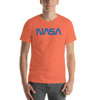 T-shirt NASA Homme Orange ∣ Logo Vintage 🇺🇸